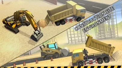 Excavator Crane: Bulldozer & Concrete Loader Drive स्क्रीनशॉट
