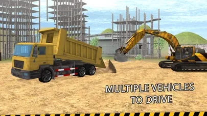 Excavator Crane: Bulldozer & Concrete Loader Drive स्क्रीनशॉट