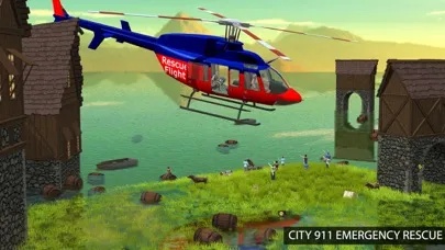 Flying Pilot Helicopter Rescue - City 911 Emergency Rescue Air Ambulance Simulator Screenshots