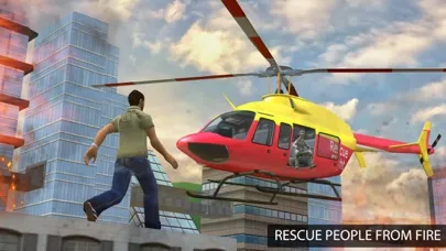 Flying Pilot Helicopter Rescue - City 911 Emergency Rescue Air Ambulance Simulator Screenshots