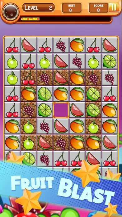 Capturas de pantalla de Happy Fruit Bunny Match 3 Game