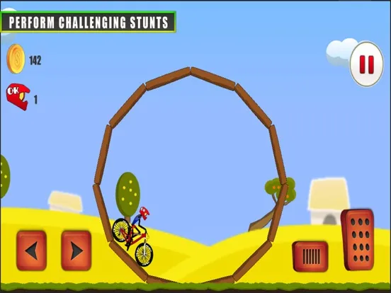 Capturas de pantalla de Mountain Bike Heroes: Pro Bicycle Racing Fun iPad 
