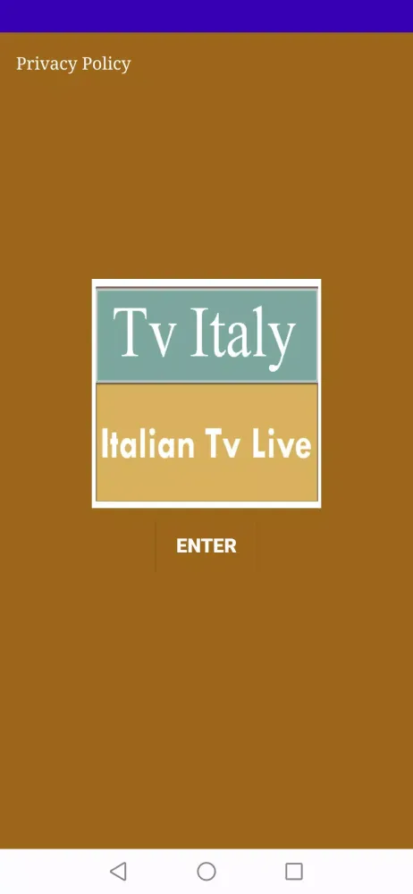 Capturas de tela do Tv Italy - Italian Tv Live