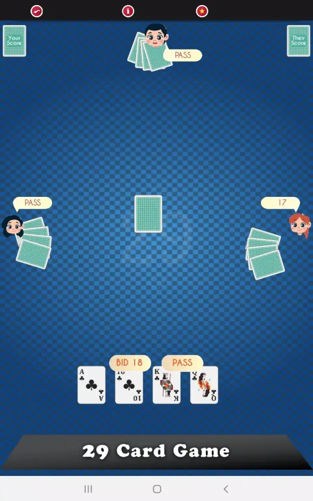 Captures d'écran de 29 Card Game