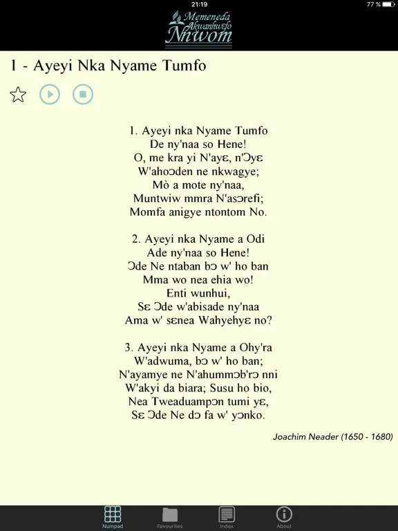 تصاویر Twi SDA Hymnal iPad 