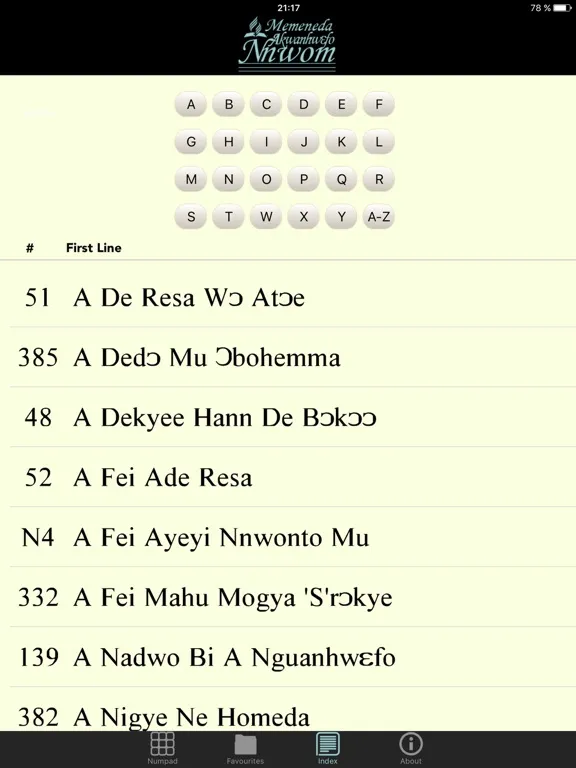تصاویر Twi SDA Hymnal iPad 