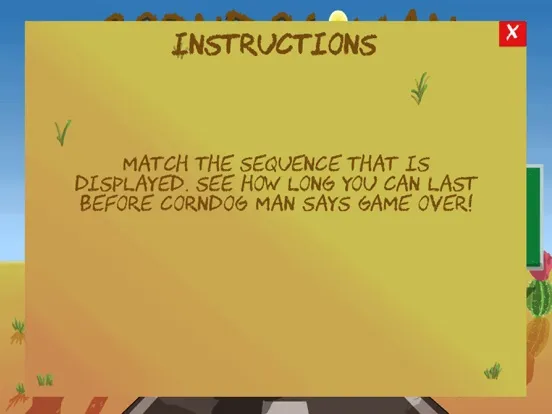 Corndog Man Says iPad 应用截图