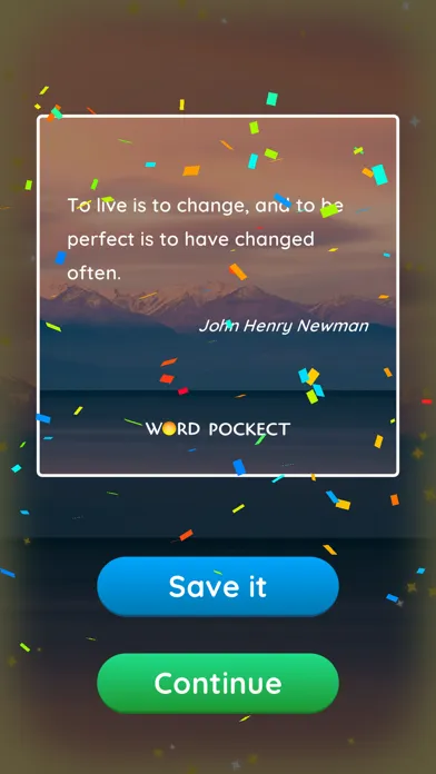 Tangkapan skrin Word Pocket: Daily Brain Game