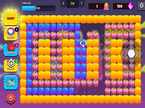 ภาพหน้าจอของ Super Snake Puzzle iPad 