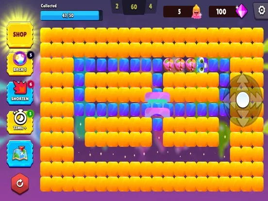 ภาพหน้าจอของ Super Snake Puzzle iPad 