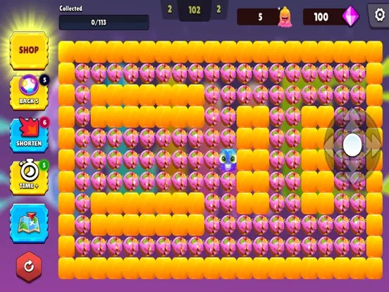 ภาพหน้าจอของ Super Snake Puzzle iPad 