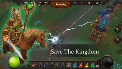 Tangkapan layar Gold Rush : 3D Epic Fantasy TD