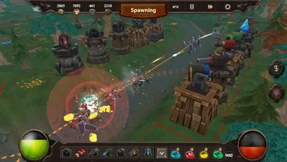 Tangkapan layar Gold Rush : 3D Epic Fantasy TD