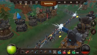 Tangkapan layar Gold Rush : 3D Epic Fantasy TD