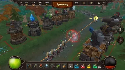 Tangkapan layar Gold Rush : 3D Epic Fantasy TD