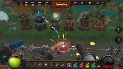 Tangkapan layar Gold Rush : 3D Epic Fantasy TD