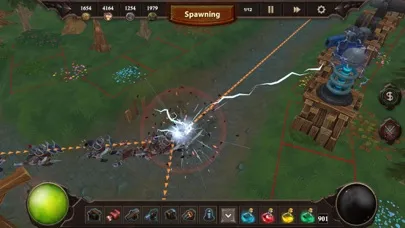 Tangkapan layar Gold Rush : 3D Epic Fantasy TD