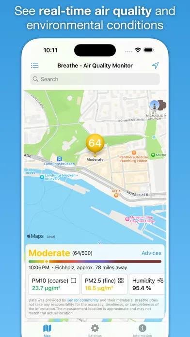 تصاویر Breathe - Air Quality Monitor