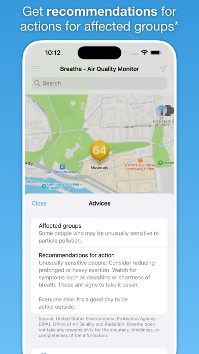 تصاویر Breathe - Air Quality Monitor