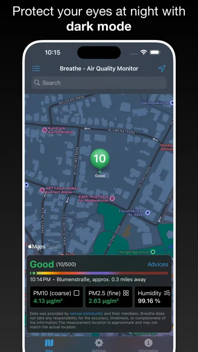 تصاویر Breathe - Air Quality Monitor