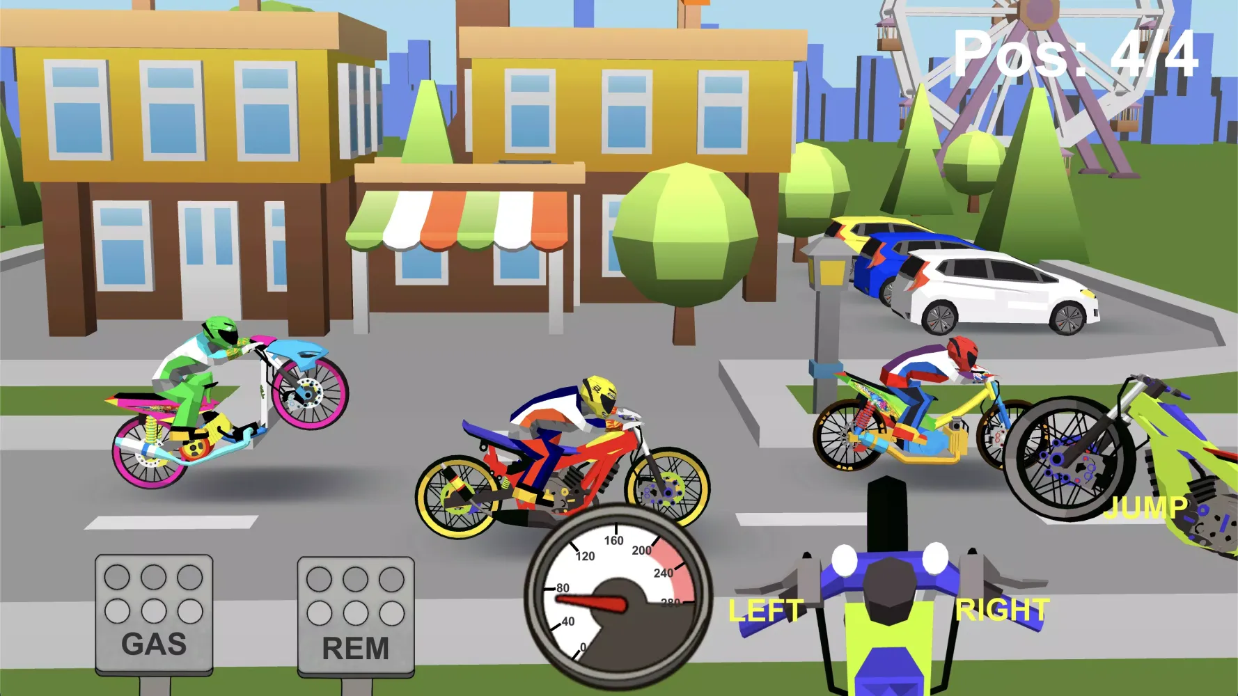 Indonesia Drag Moto Racing 3D Screenshots