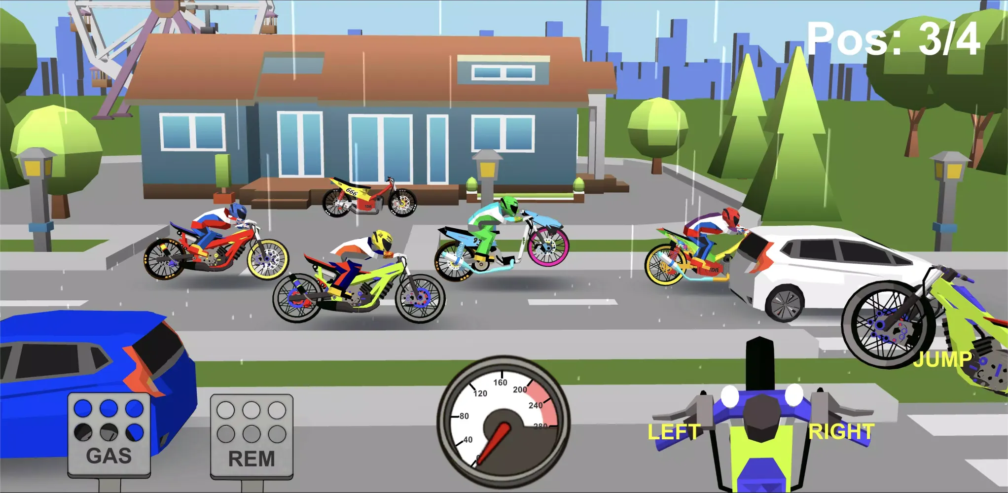 Indonesia Drag Moto Racing 3D Screenshots