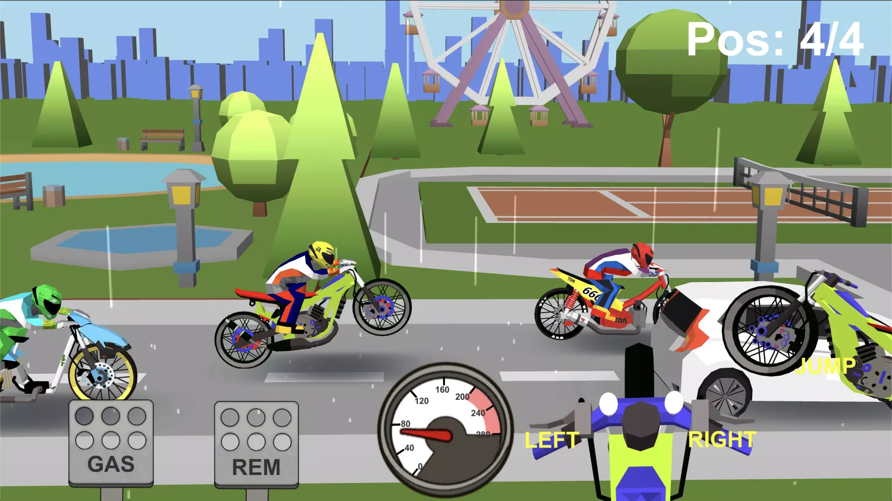 Indonesia Drag Moto Racing 3D Screenshots