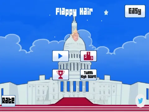 Donald Trump: Flappy Hair iPad  Screenshots