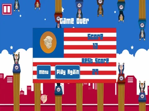 Donald Trump: Flappy Hair iPad  Screenshots