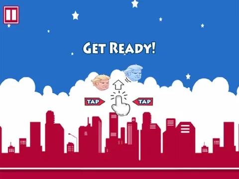 Donald Trump: Flappy Hair iPad  Screenshots
