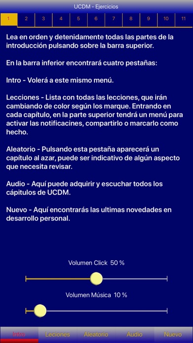 صور UCDM - Ejercicios