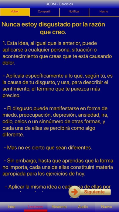 صور UCDM - Ejercicios