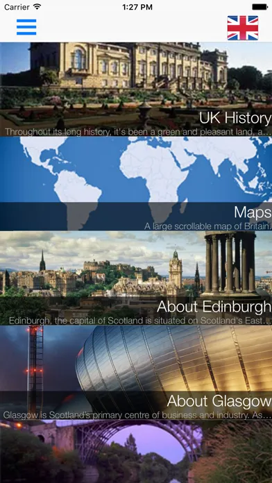 UK Travel Guide United Kingdom 스크린샷