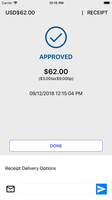 Ảnh chụp màn hình của U PAYm™ EMV