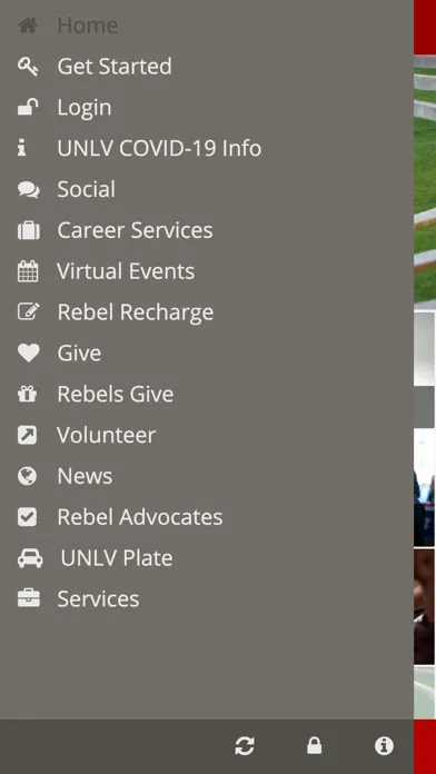 UNLV Alumni Screenshots