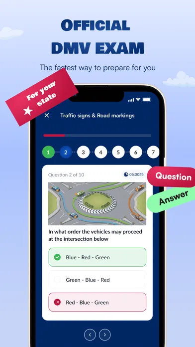 DMV Practice Test 2024: US DVT স্ক্রিনশট