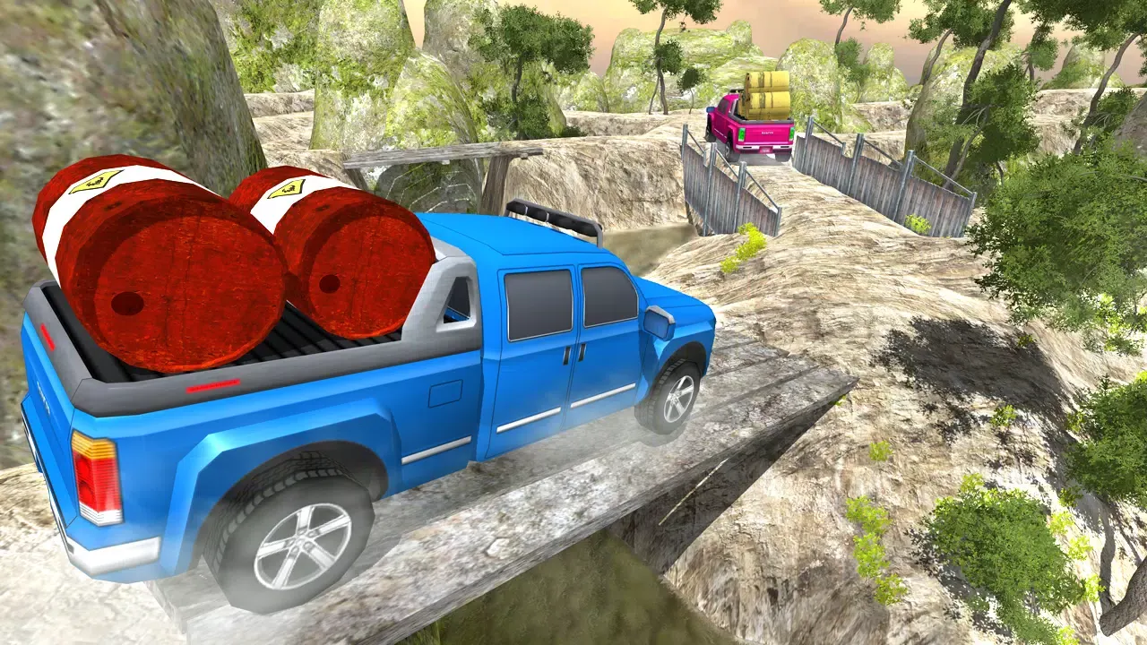 4x4 Pickup Truck Hill Truck 3D Screenshots