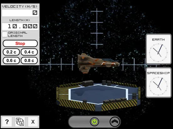 Tangkapan layar Relativistic Space-Time iPad