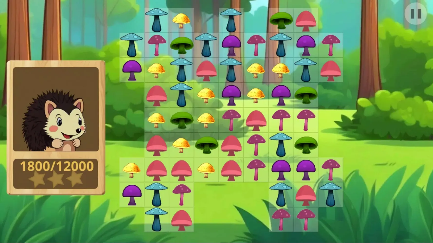 Скриншоты Hedgehog And Mushrooms: Match3