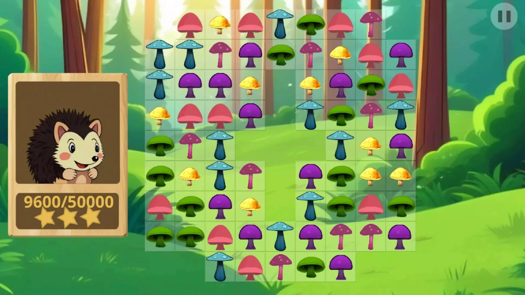 Скриншоты Hedgehog And Mushrooms: Match3