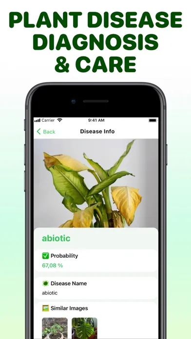 Plant Problem Identifier Screenshots