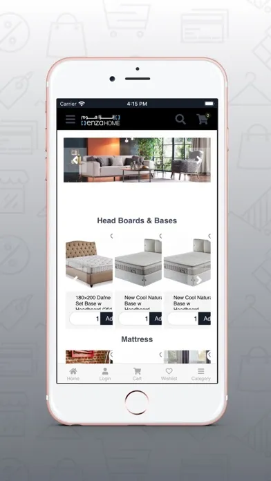 Capturas de tela do ENZAHOME OMAN ONLINE