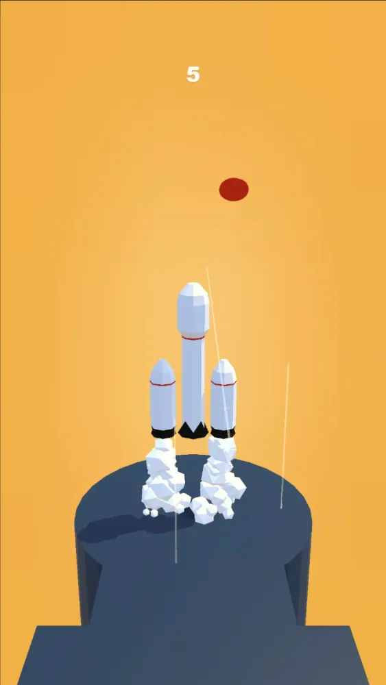 Ảnh chụp màn hình của Rocket Launch: Rocket Slide