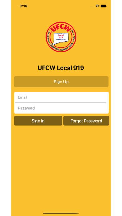 Capturas de tela do UFCW Local 919