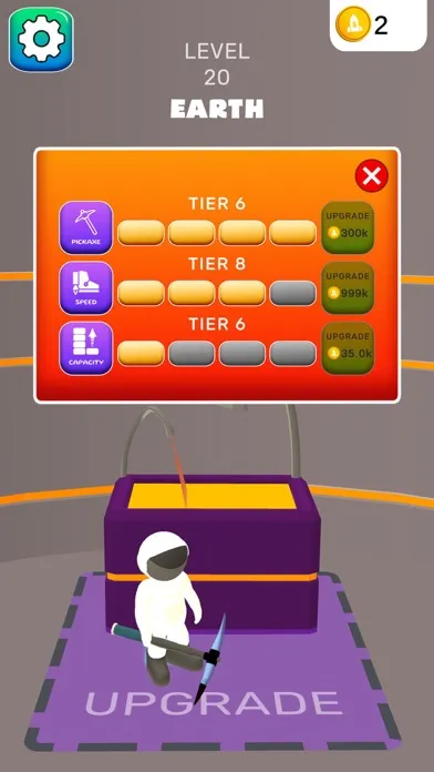 Capturas de tela do Asteroid Miner 3D