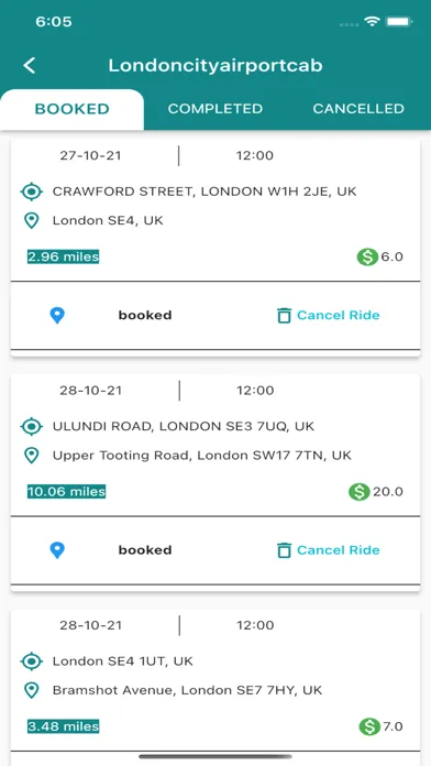 Londoncityairportcab سکرین شاٹس