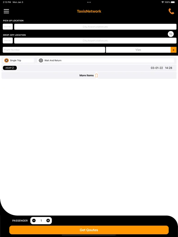 TaxisNetwork iPad 應用截圖