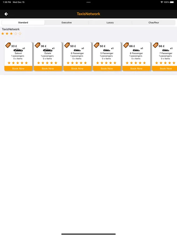TaxisNetwork iPad 應用截圖