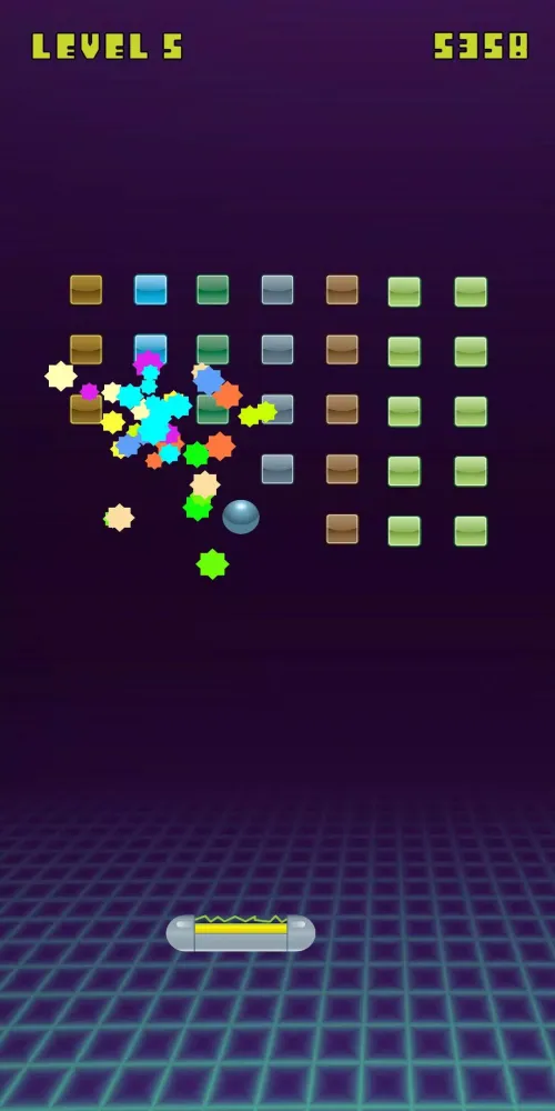 Ảnh chụp màn hình của Unity Block Breaker