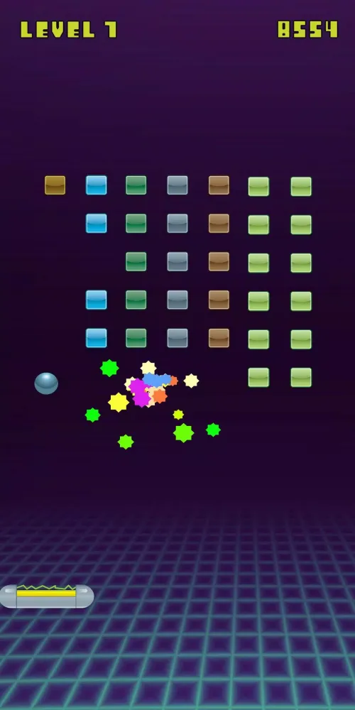 Ảnh chụp màn hình của Unity Block Breaker